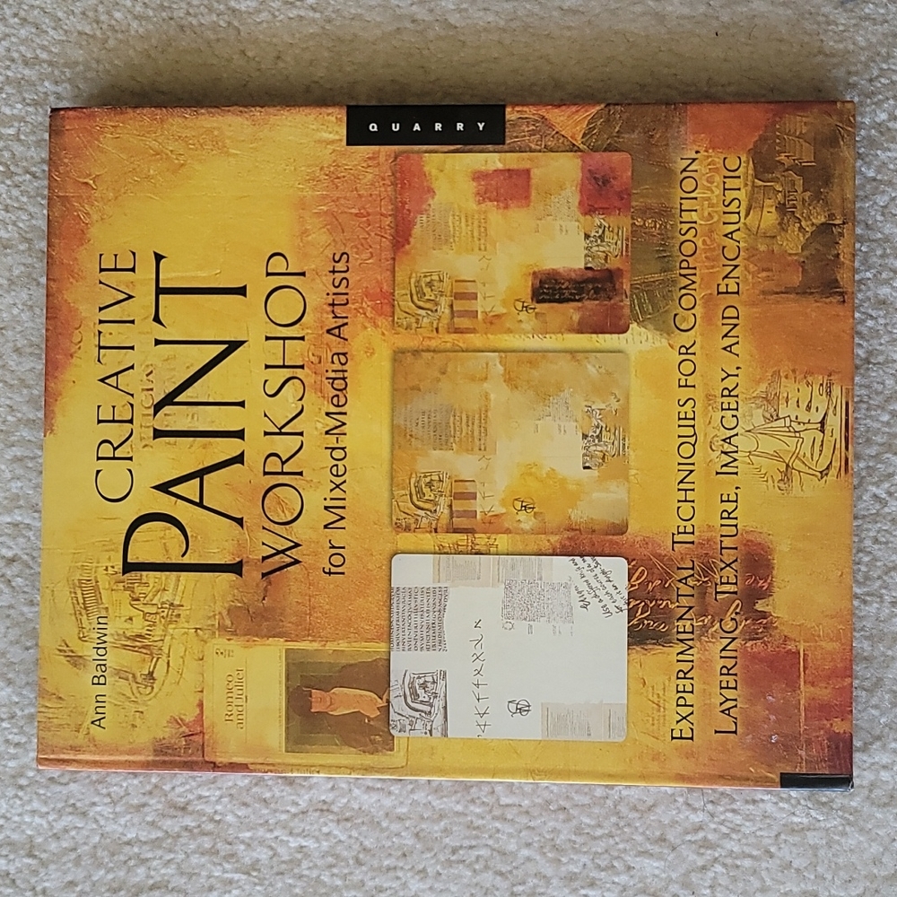 Creative Paint Workship for mixed media artists book by Quarry